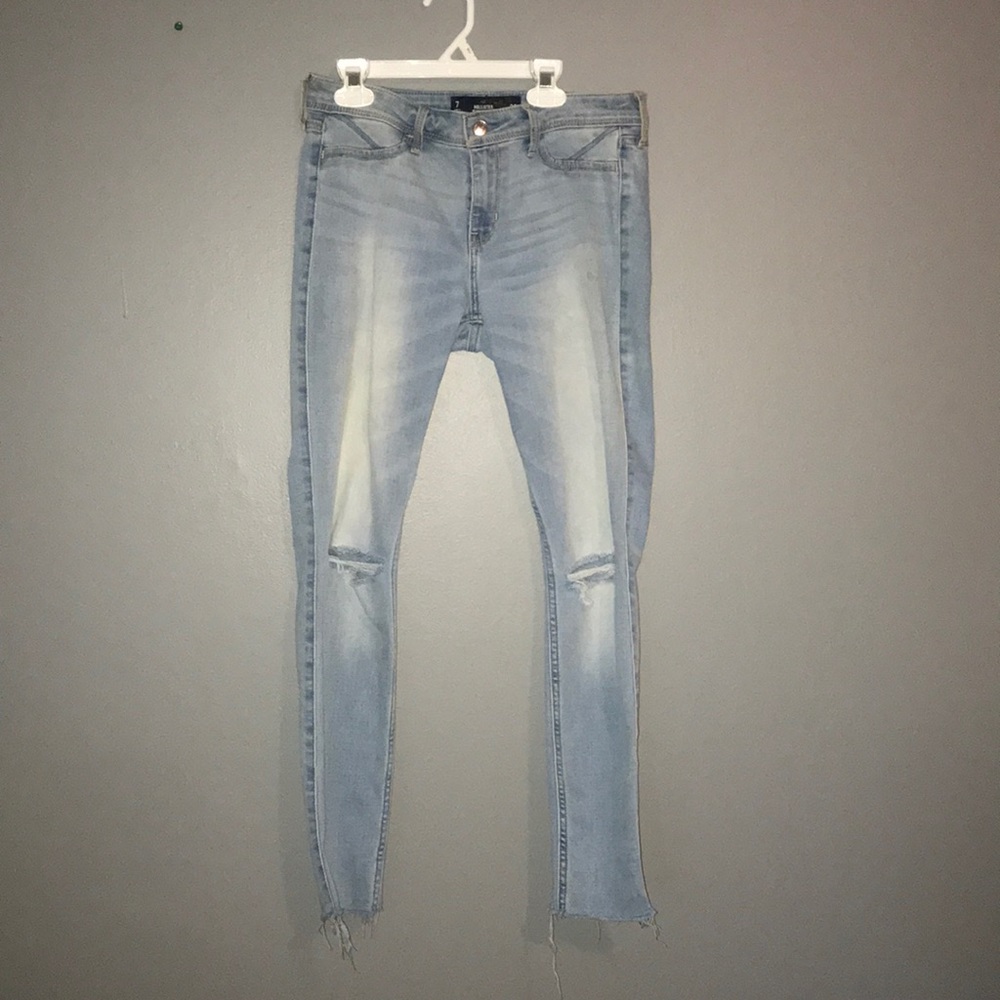 Light Wash Hollister Jeggings Size 7